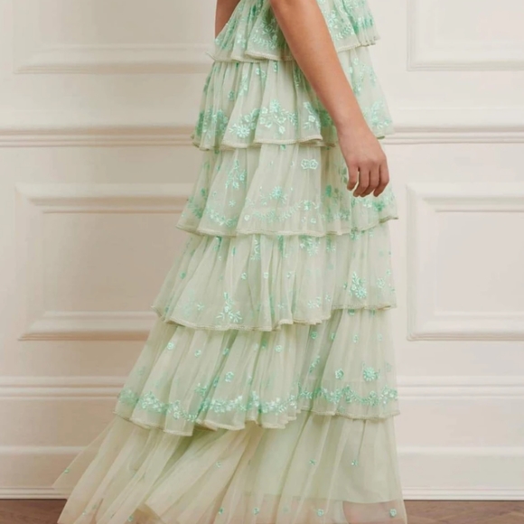 BHLDN Needle & Thread Dress size US 8 $780 - Picture 4 of 12